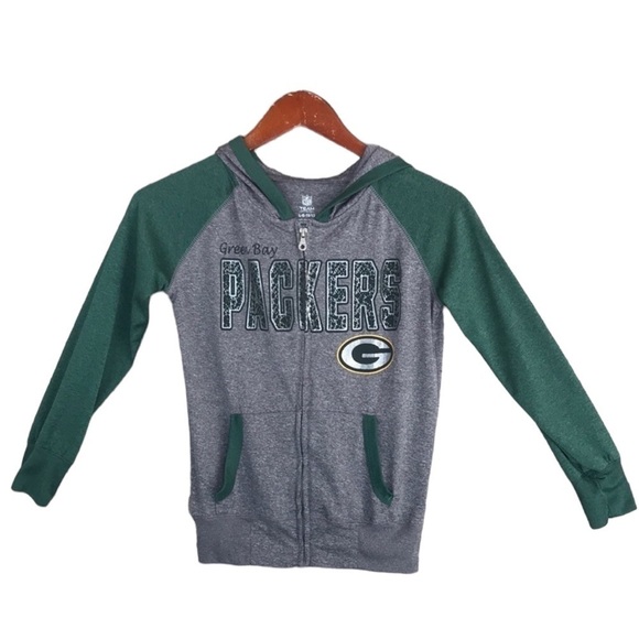 NFL Other - NFL Team Apparel Green Bay‎ Packers Football Hooded Lightweight Jacket